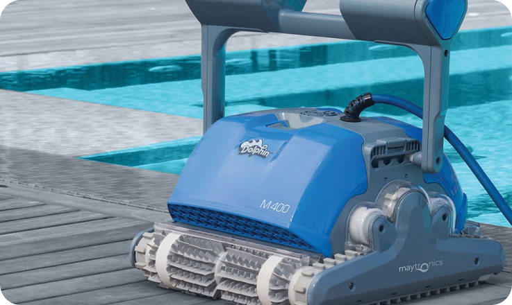 Dolphin M400 : le robot de piscine à double motorisation