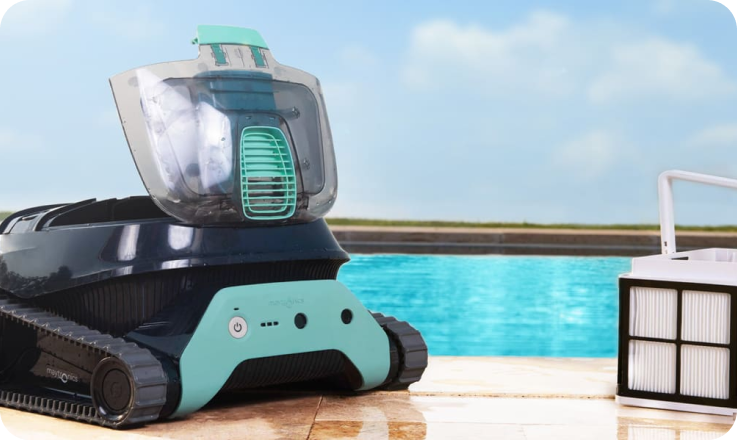Le robot de piscine et ses filtres autonomes